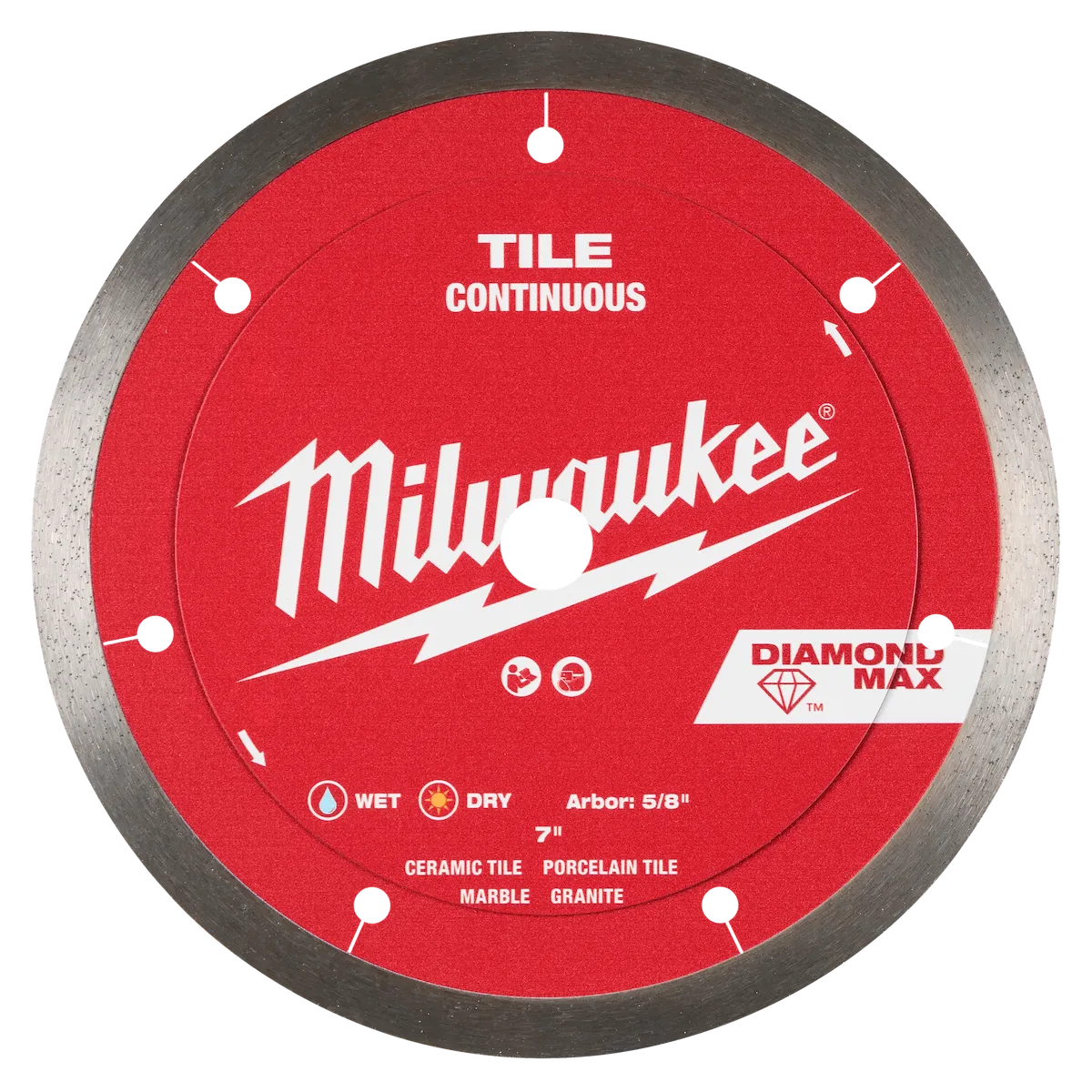 7" DIAMOND MAX™ Continuous, Tile Diamond Blade