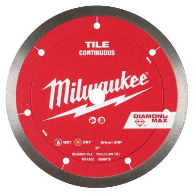 7" DIAMOND MAX™ Continuous, Tile Diamond Blade