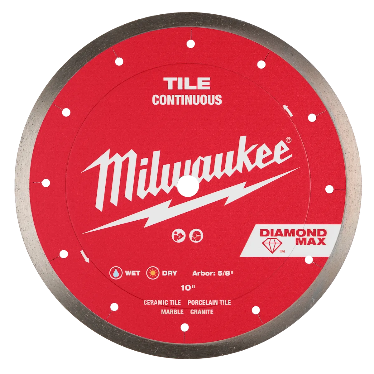 10" DIAMOND MAX™ Continuous, Tile Diamond Blade