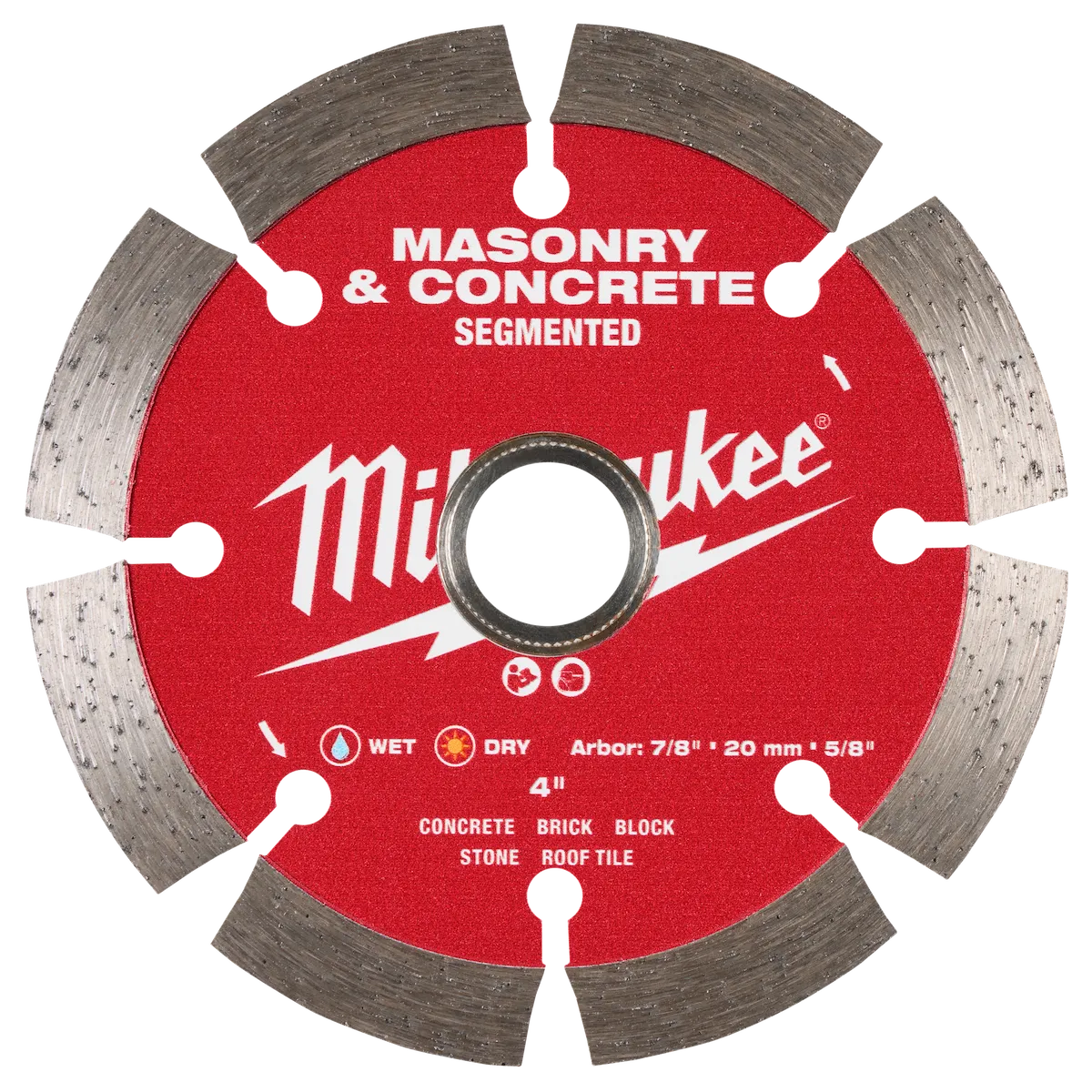 4" Segmented Masonry & Concrete Diamond Blade