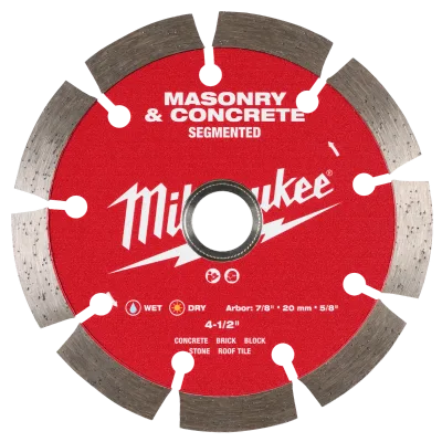 4-1/2" Segmented Masonry & Concrete Diamond Blade
