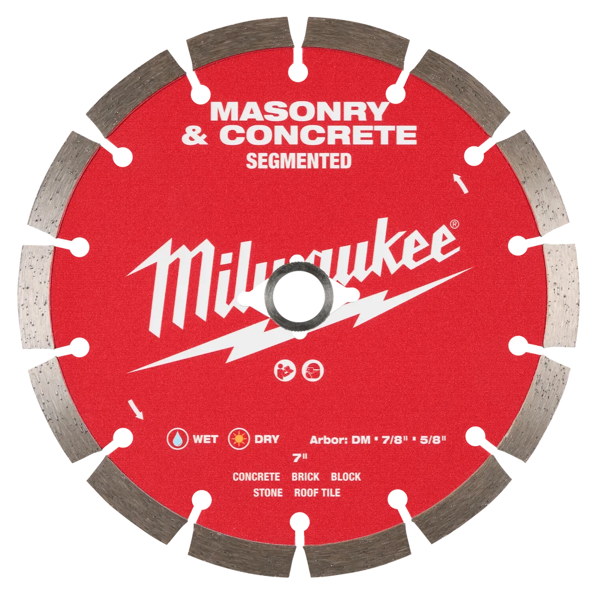 7" Segmented Masonry & Concrete Diamond Blade