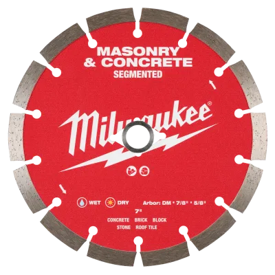 7" Segmented Masonry & Concrete Diamond Blade