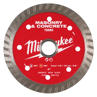 4" Turbo Masonry & Concrete Diamond Blade