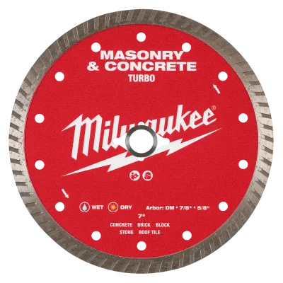 7" Turbo Masonry & Concrete Diamond Blade