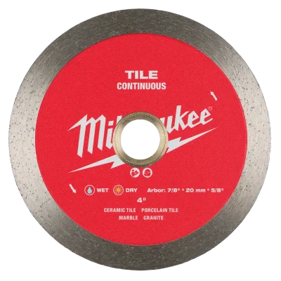 4" Continuous Tile Diamond Blade