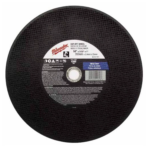 Milwaukee Tool 12" x 1/8" x 20mm Cut-Off Wheel (Type 1) 49-94-1270