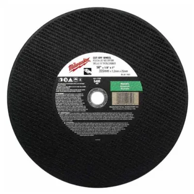 Milwaukee Tool 14" x 1/8" x 20mm Cut-Off Wheel (Type 1) 49-94-1470