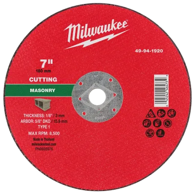 7" x 1/8" x 5/8" DKO Masonry Cut Off Wheel -Type 1