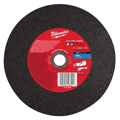 9" x 3/32" x 7/8" Cut-Off Wheel (Type 1)