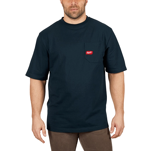 Milwaukee Tool Heavy Duty Pocket T-Shirts 601BL-L