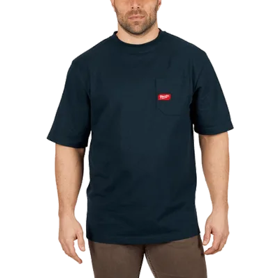 Milwaukee Tool Heavy Duty Pocket T-Shirts 601BL-L