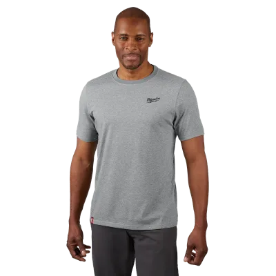 FREEFLEX™ Hybrid Work Tee Short Sleeve, Gray, Medium