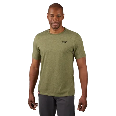 FREEFLEX™ Hybrid Work Tee Short Sleeve, Green, X-Large