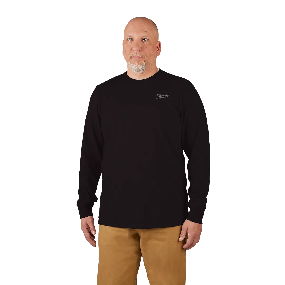 FREEFLEX™ Hybrid Work Tee Long Sleeve, Black, Large