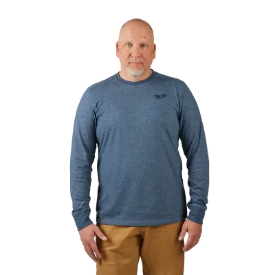 FREEFLEX™ Hybrid Work Tee Long Sleeve, Blue, X-Large