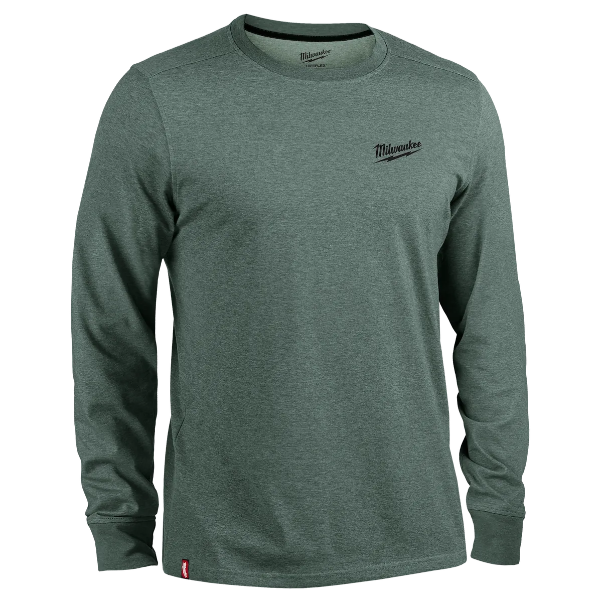 FREEFLEX™ Hybrid Work Tee Long Sleeve, Slate Green, Medium