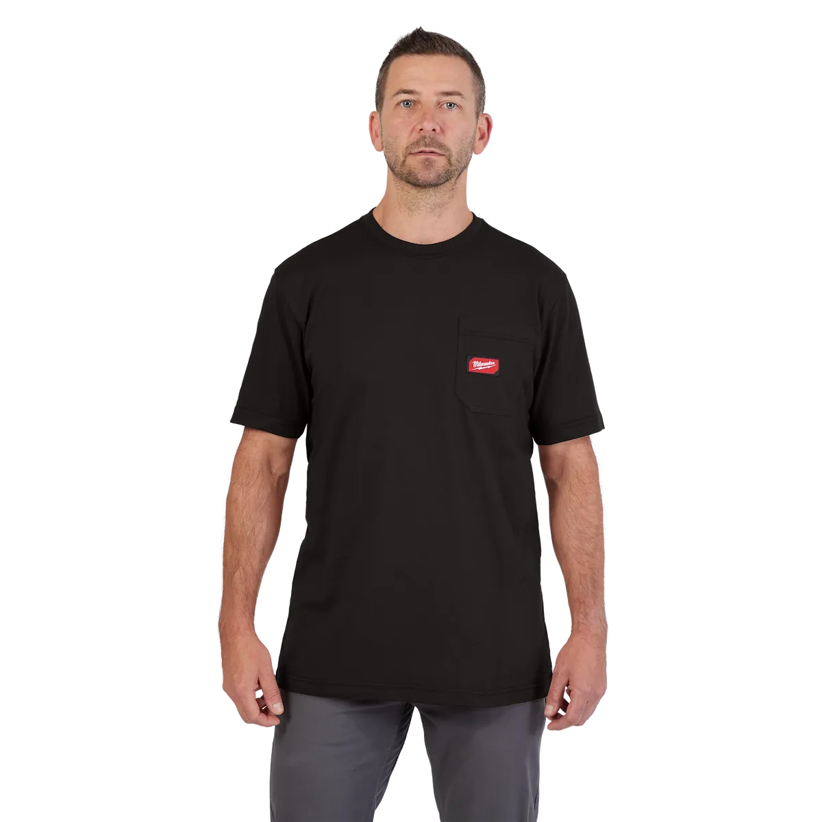 GRIDIRON™ Pocket T-Shirt Short Sleeve, Black, Small