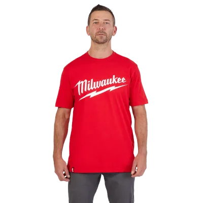 Heavy Duty T-Shirt - Short Sleeve Logo Red 2X