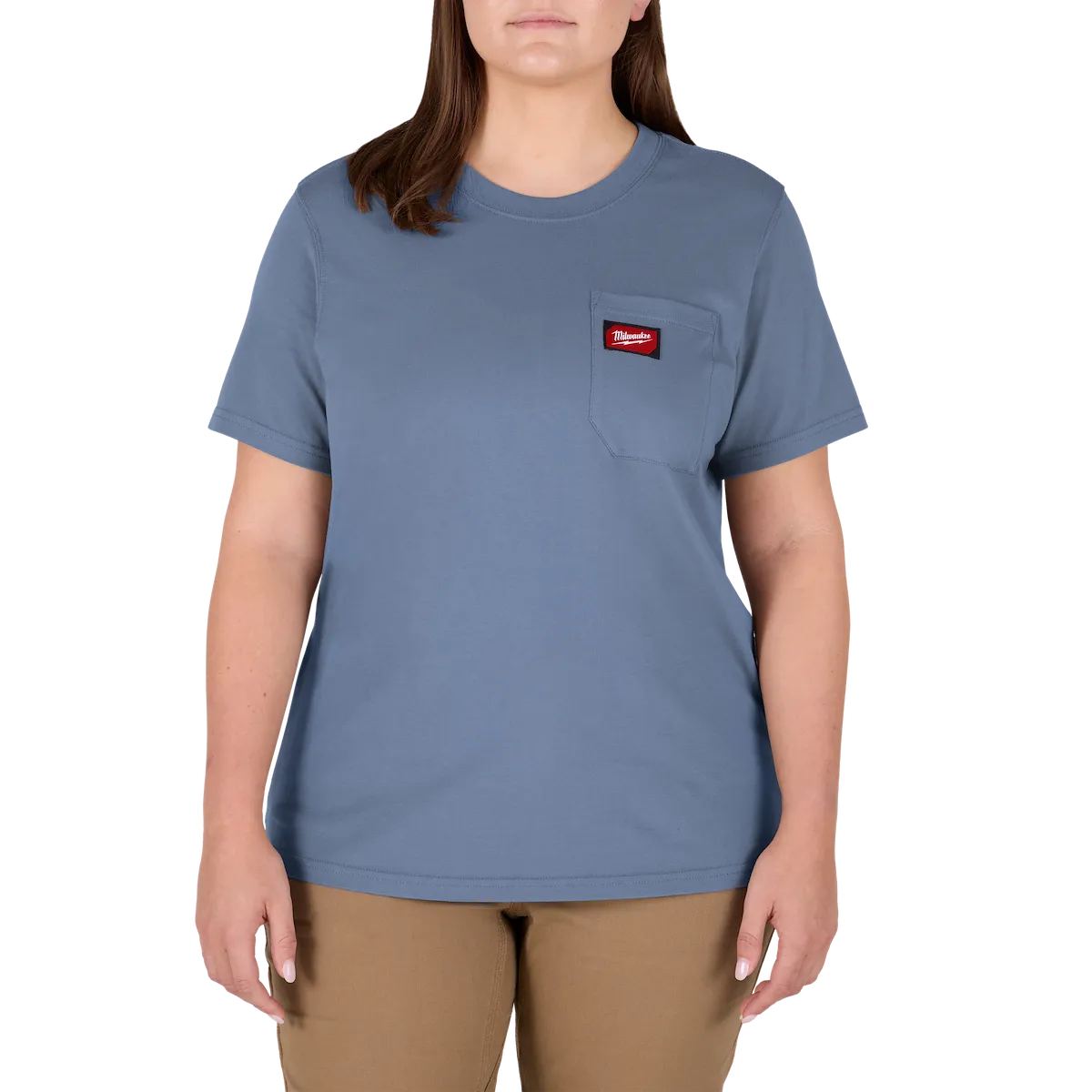 Women's GRIDIRON™ Pocket T-Shirt - Short Sleeve Blue XL