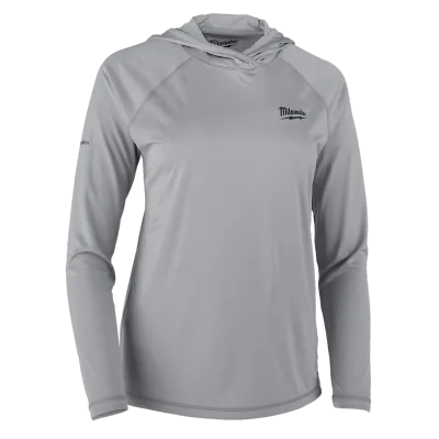 Women's WORKSKIN™ Hooded Shirt - Gray 2X