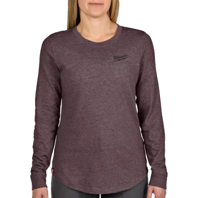 Women's FREEFLEX™ Hybrid Tee - Long Sleeve Purple L