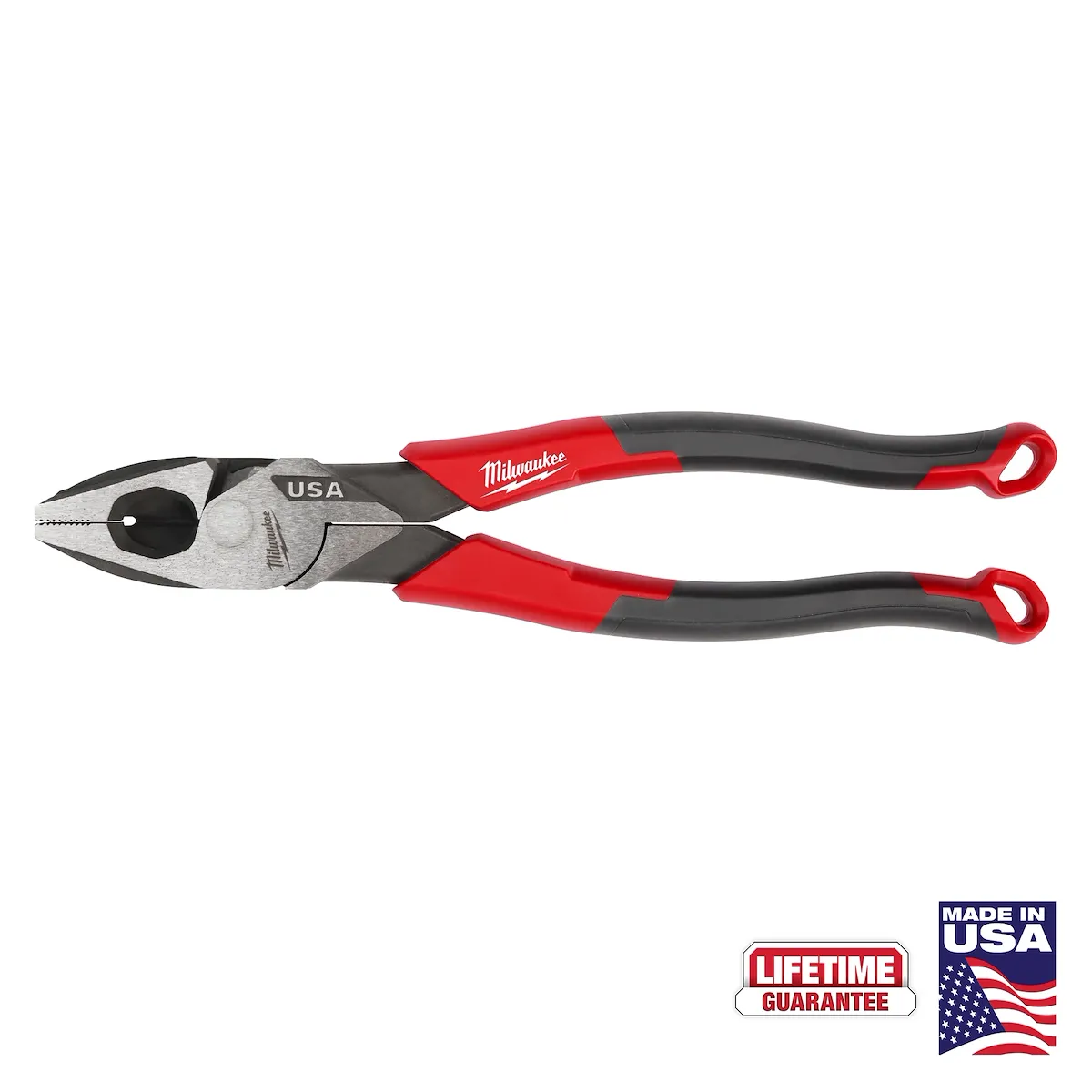 Milwaukee Tool 9" Lineman's Comfort Grip Pliers (USA) LINEMANS-PLIERS-USA