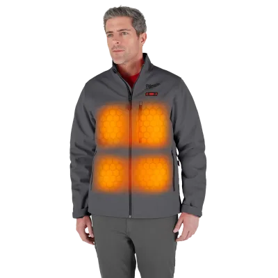 M12™ Gray Heated TOUGHSHELL™ Jacket (M)