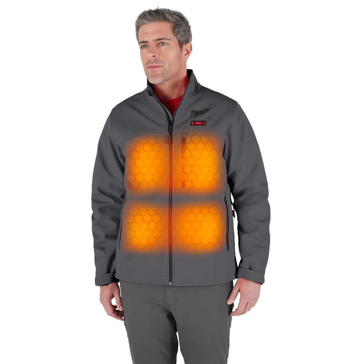 M12™ Gray Heated TOUGHSHELL™ Jacket Kit (S)