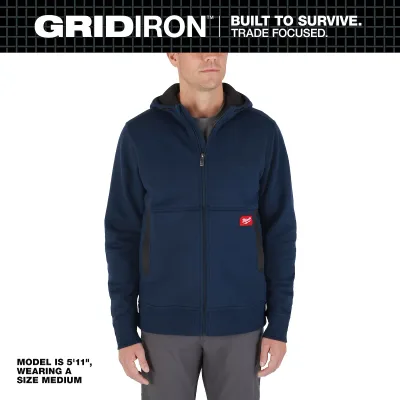 Milwaukee Tool GRIDIRON™ Full-Zip Hoodie M250U-XL