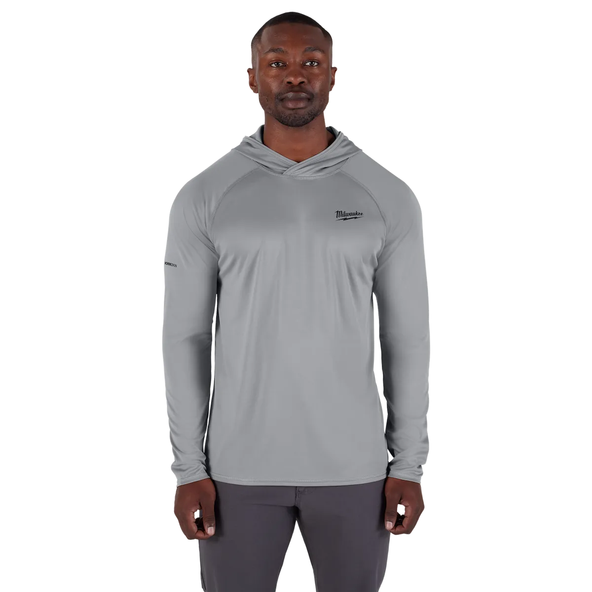 WORKSKIN™ Hooded Sun Shirt - GRAY 3X