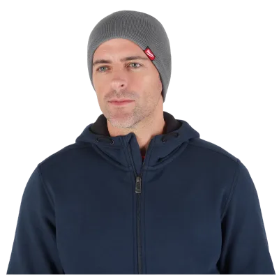 Fleece-Lined Beanie Gray