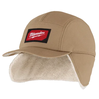 Sherpa-Lined Hat Khaki S/M