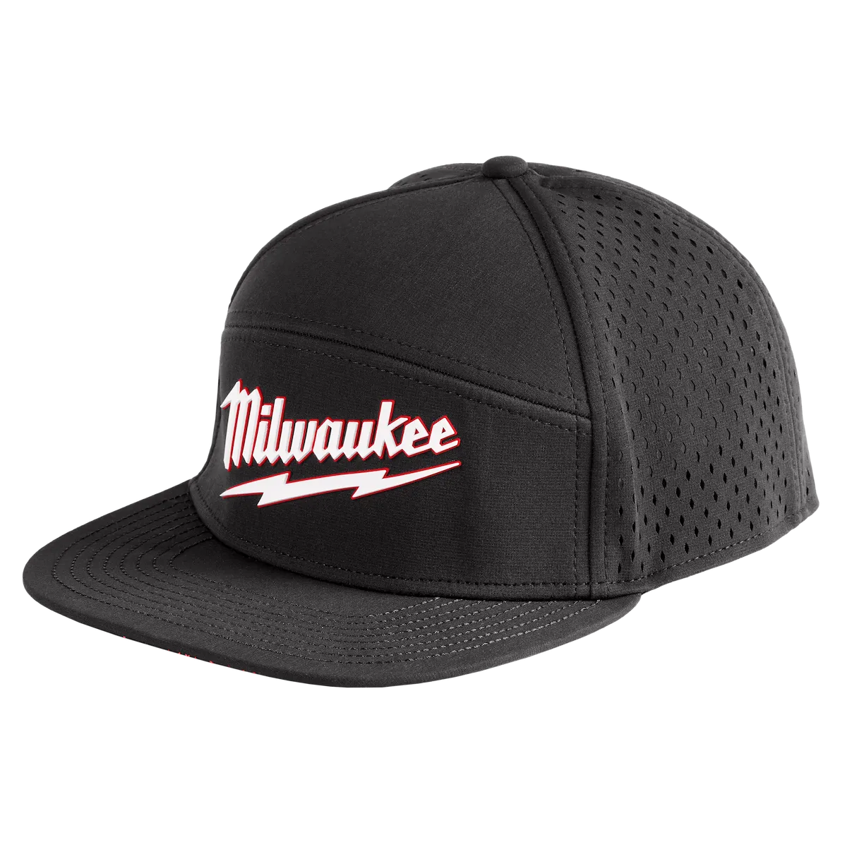 Flat Brim Snapback Black