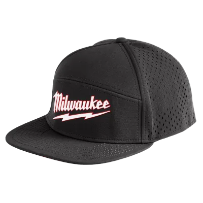 Flat Brim Snapback Black