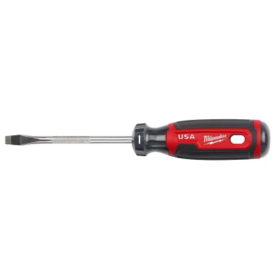 1/4" Slotted 4" Cushion Grip Screwdriver (USA)