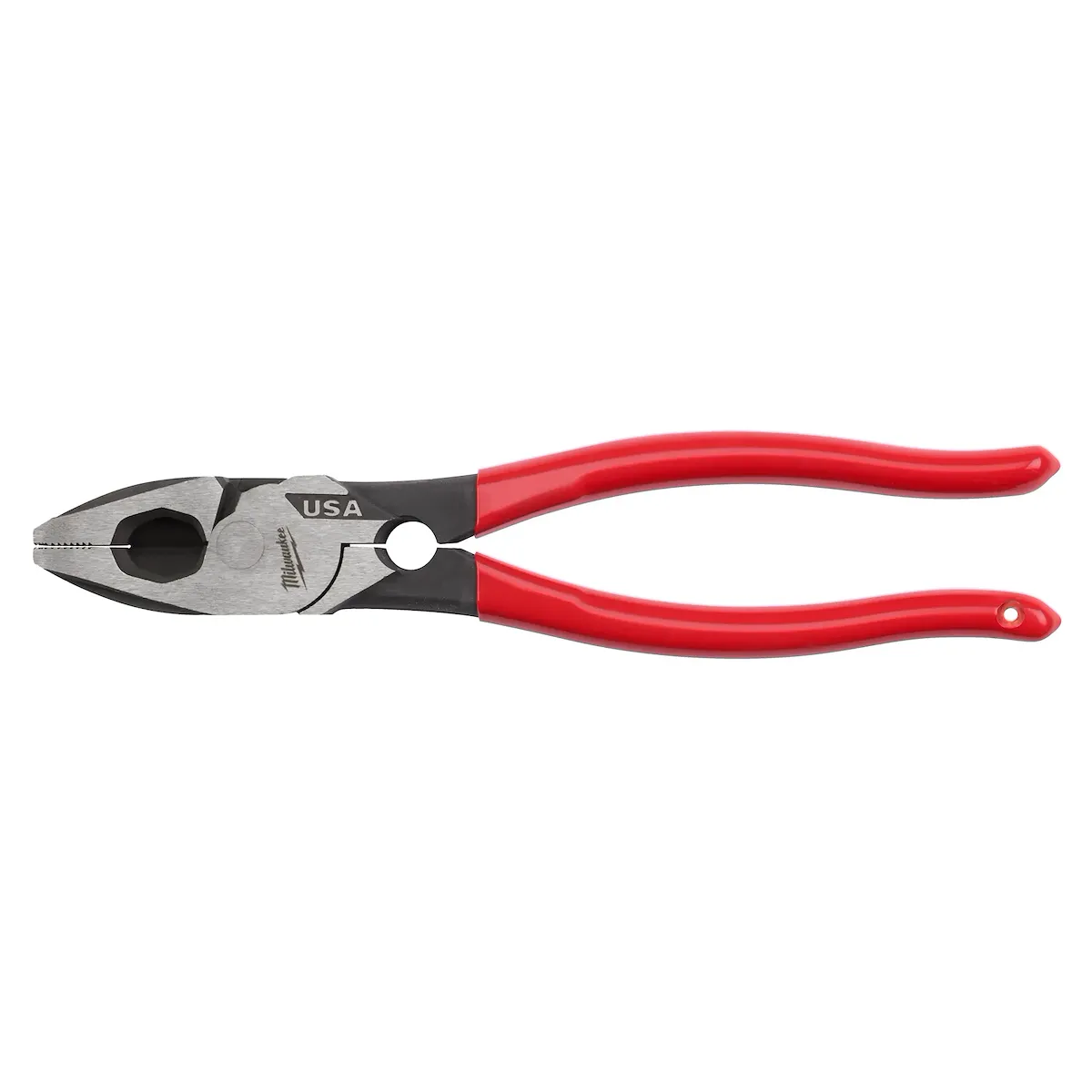 9" Lineman's Dipped Grip Pliers w/ Thread Cleaner (USA)