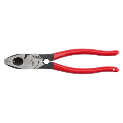 9" Lineman's Dipped Grip Pliers w/ Thread Cleaner (USA)