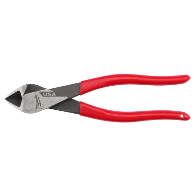 8" Diagonal Dipped Grip Cutting Pliers (USA)