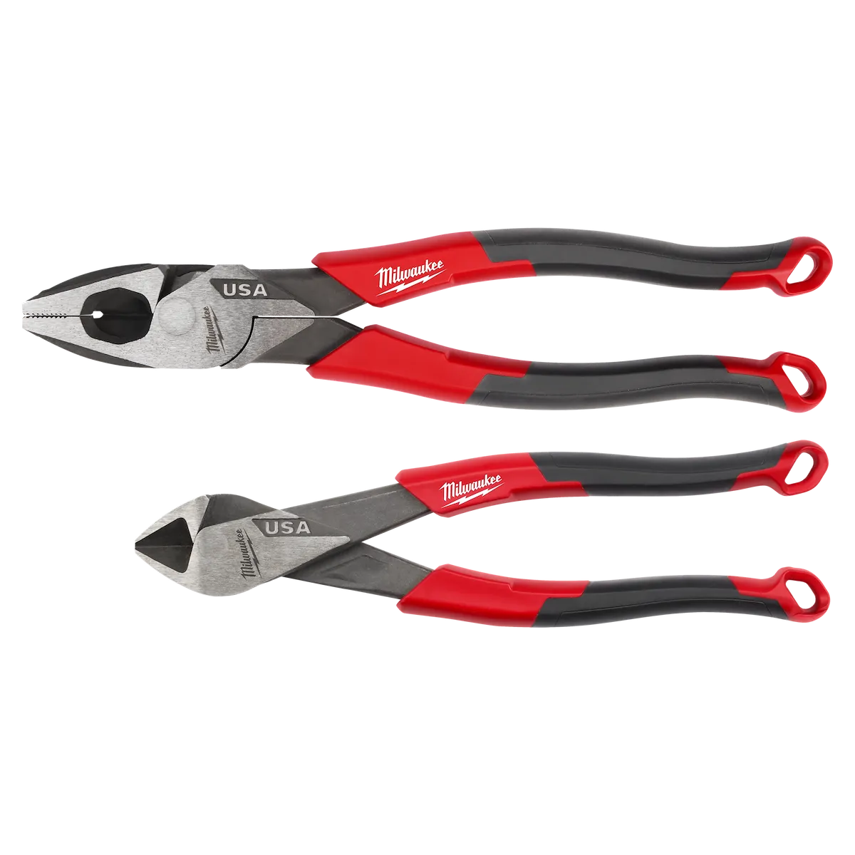 2 PC. Comfort Grip Cutting Pliers Set (USA)