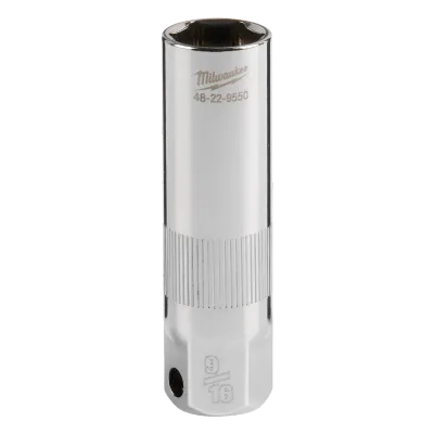 Milwaukee Tool 3/8" Drive 9/16" Spark Plug Socket SPARK-PLUG-SOCKET