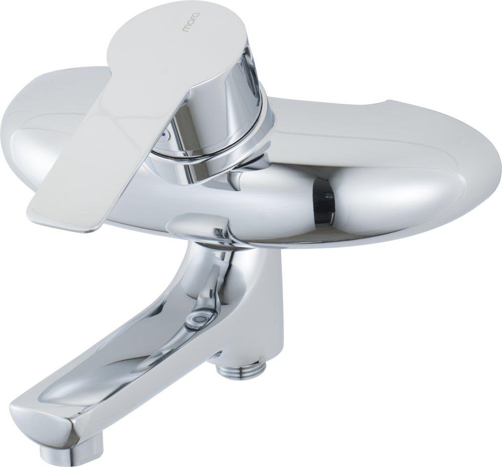 Mora Cera Bath and shower faucet - 1 handle, Chrome-plated, Included, Downward, No