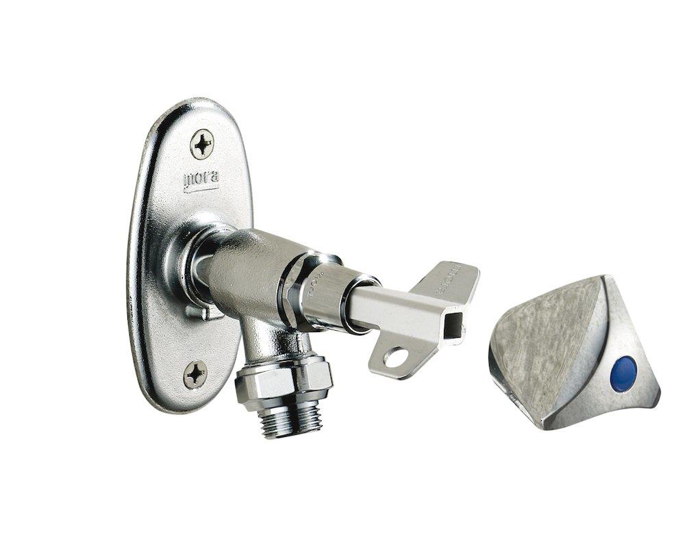 Mora Garden II Post Valve - Yes, 300mm, 450mm, Chrome-plated