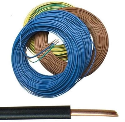 MTO PVL - H07V-U Installation wire - 1X1,5MM2, Brown, PVC