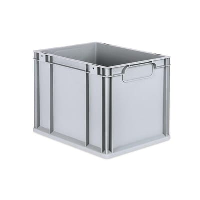Müller Eurobox NextGen Economy Storage Box with closed handle grey - 400mm, 300mm, 320mm