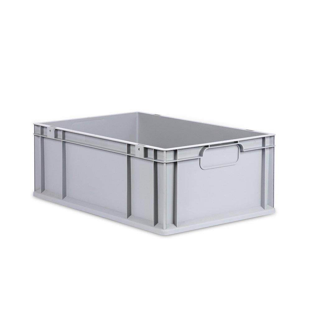Müller Eurobox NextGen Economy Storage Box with closed handles grey - 600mm, 400mm, 220mm