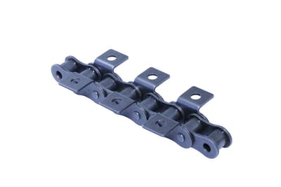 MXT Simplex Attachment chain 10B-1 - 5/8", K1, 15.875mm, angle, one hole, both sides