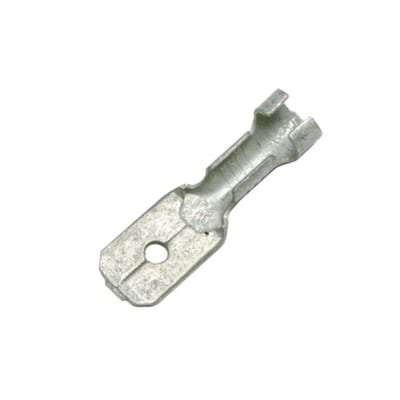 Nelco B410HT Spade Plug - 1,0 - 2,5 mm², 6,3 x 0,8mm, Uninsulated, brass ( Tinned )