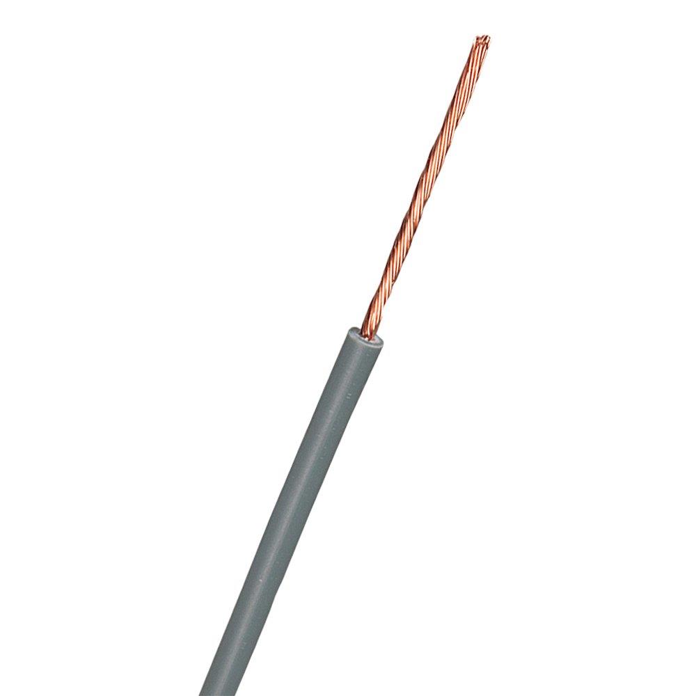 Nexans PVT 90 H05V2-K Mounting wire ring - 1x0.75mm2, grey, PVC (lead-free)