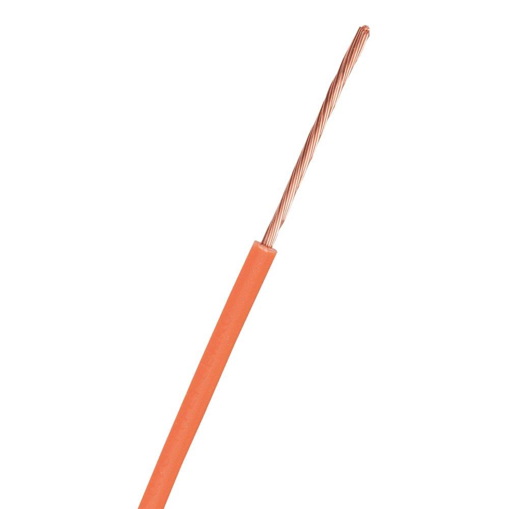 Nexans PVT 90 H05V2-K Mounting Wire Ring - 1x1mm², Orange, PVC (Lead-Free)